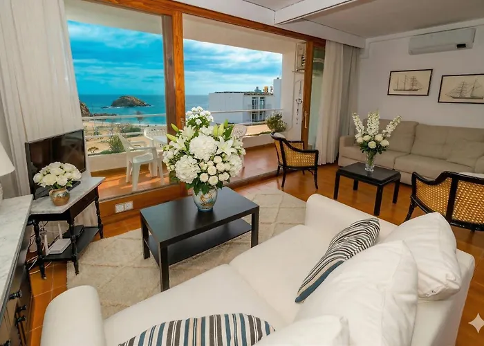 Mm-precioso Piso Con Terraza Y Vistas Al Mar A/c Апартаменты Тосса-де-Мар